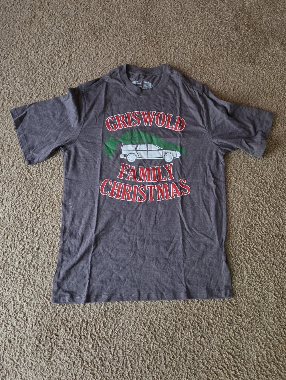 Griswold Family Christmas Graphic Tee - Gray